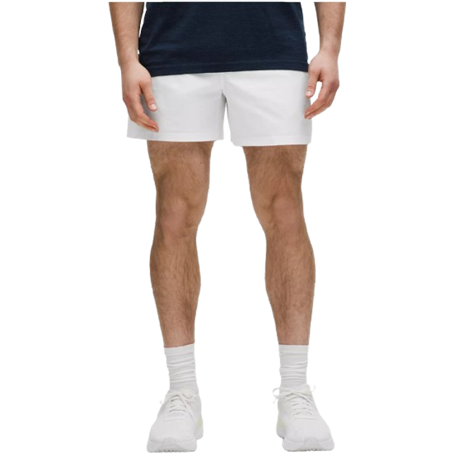 lululemon – Men's Pace Breaker Linerless Shorts – 5" – Color White – Size 6 - 2XL