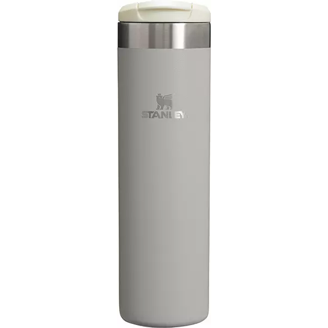 Stanley AeroLight Transit Bottle  Vacuum Insulated Tumbler for Coffee  Tea and Drinks with Ultra-Light Stainless Steel  20 Oz  Ash