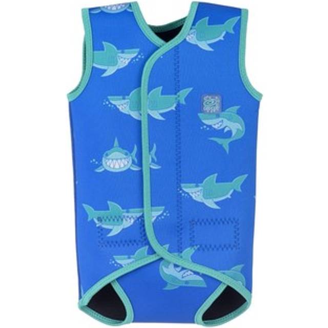 Baby Wetsuit Wrap Shark - Blue - 6-18 m