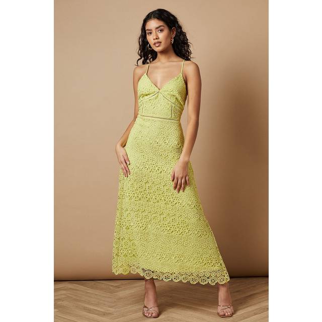 Oasis Lime Midi Dress Womens Occasion Dresses