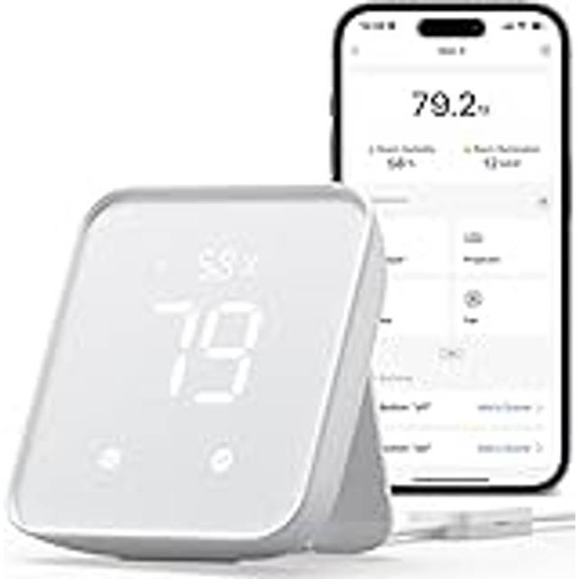Hub 2 (2nd Gen), work as a WiFi Thermometer Hygrometer, IR Remote Control, Smart Remote and Light Sensor, Link SwitchBot to Wi-Fi (Support 2.4GHz),
