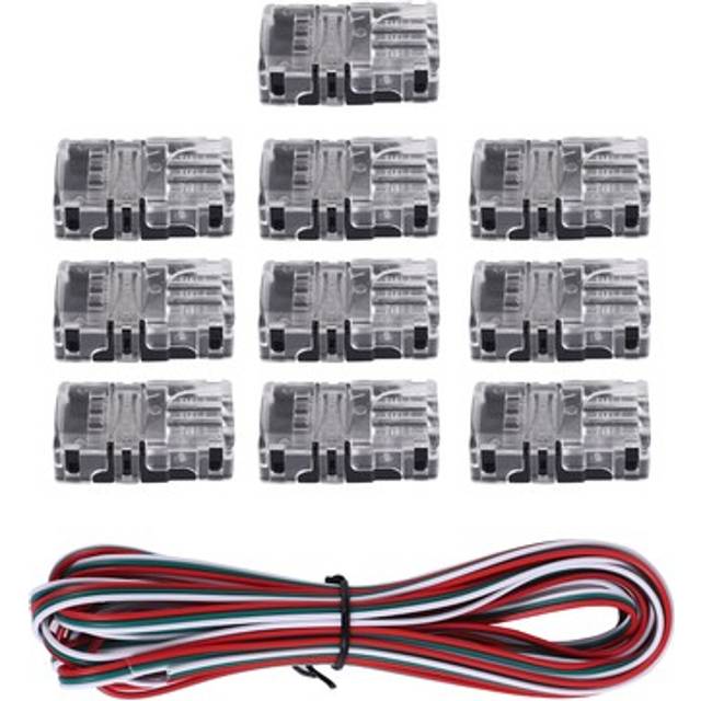 11 pieces tunable 3 pin led strip connectors 10mm led strip light6286