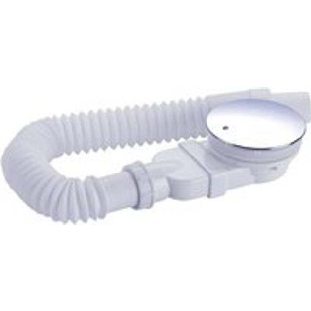 Suitable for shower trays with drain hole Ø 90 mm, shower channels with siphon, flexible