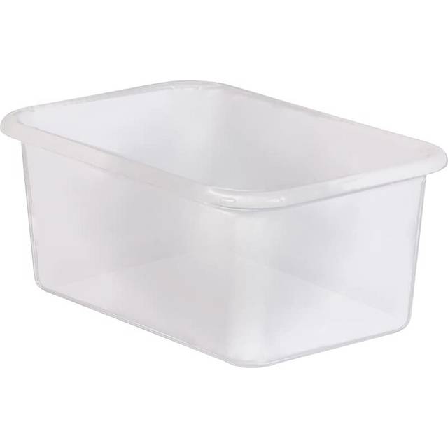 Small Plastic Storage Bin  Clear