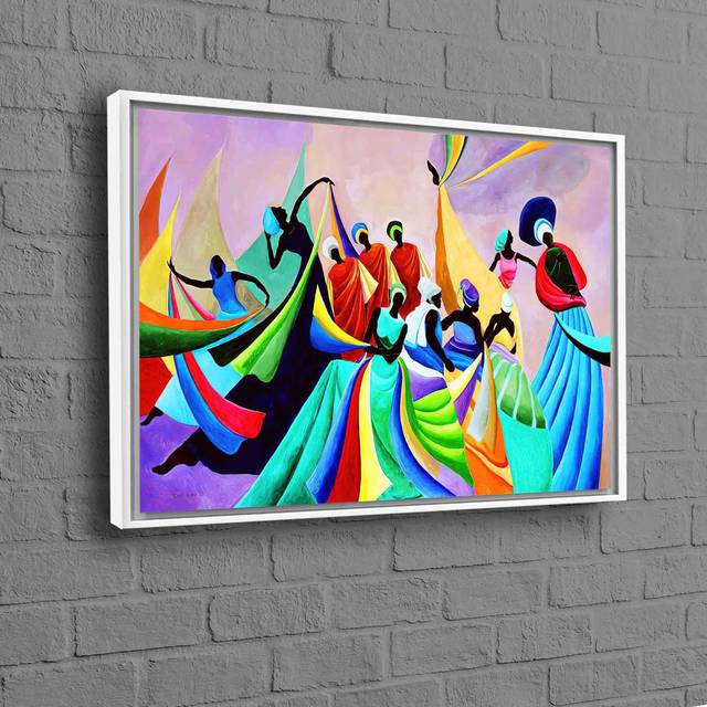 Print on Canvas - Gold (80 cm H x 110 cm W)