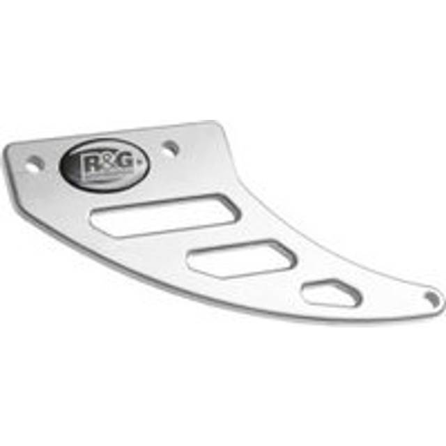 R&G Aluminium Motorcycle Toe Chain Guard - Silver - Universal Fit, Silver