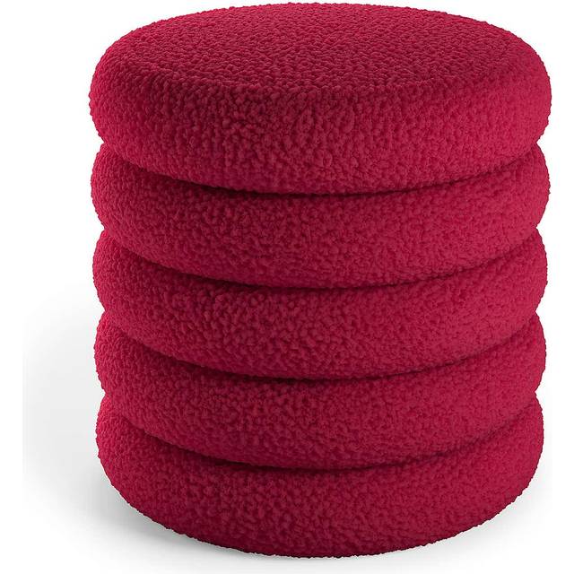 Murray Sherpa Storage Footstool - Magenta