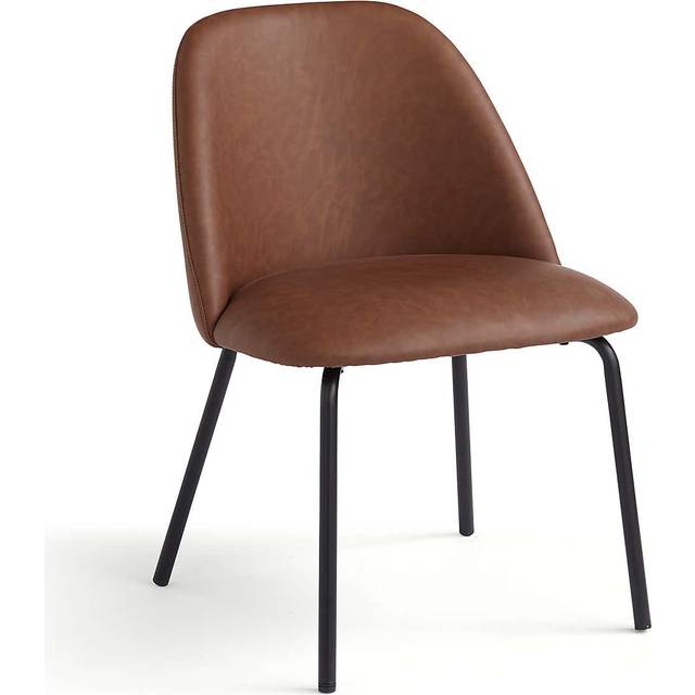 Delaney Dining Chair, Faux Leather - Tan