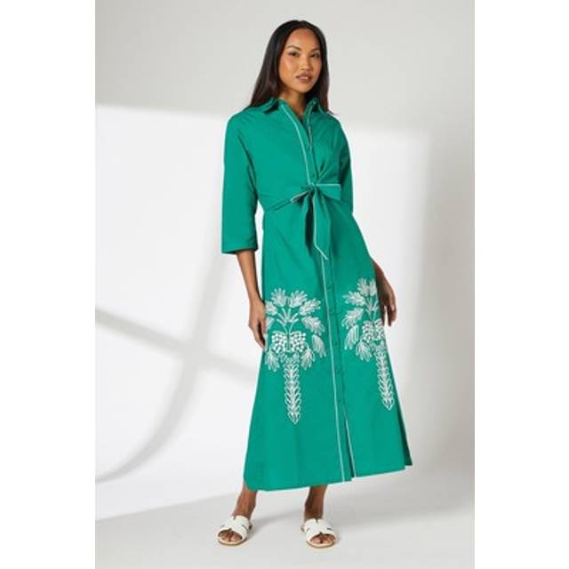 Principles green shirt dress womens daywear dresses