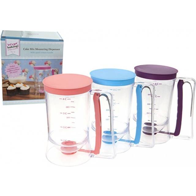 900ml pancake batter dispenser for cupcake muffin waffle baking measuring tool