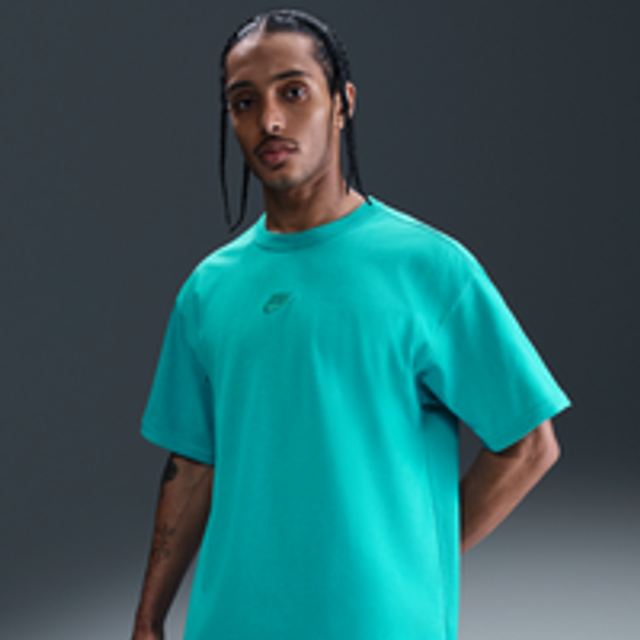 Nike Sportswear Premium Essentials Men's T-Shirt - Green - Cotton - XXL