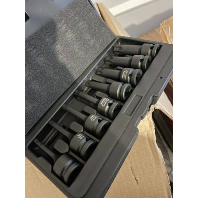 Halfords Advanced 8 Piece Impact Torx Set 1/2 Inch Drive