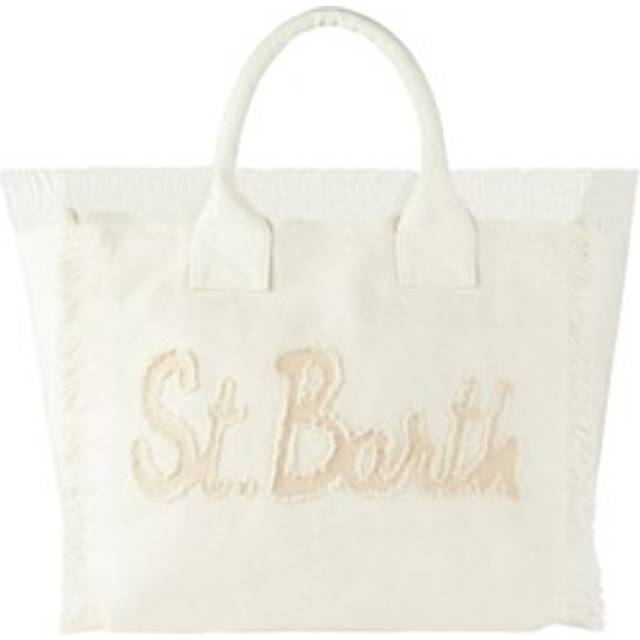 Saint barth woman borsa a mano cream 20758