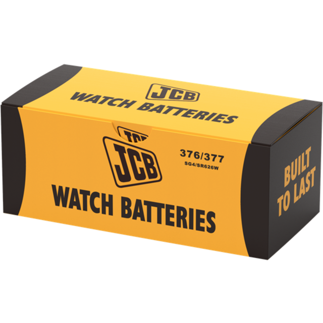 Jcb 377 376 silver oxide sr626w watch battery sg4 batteries