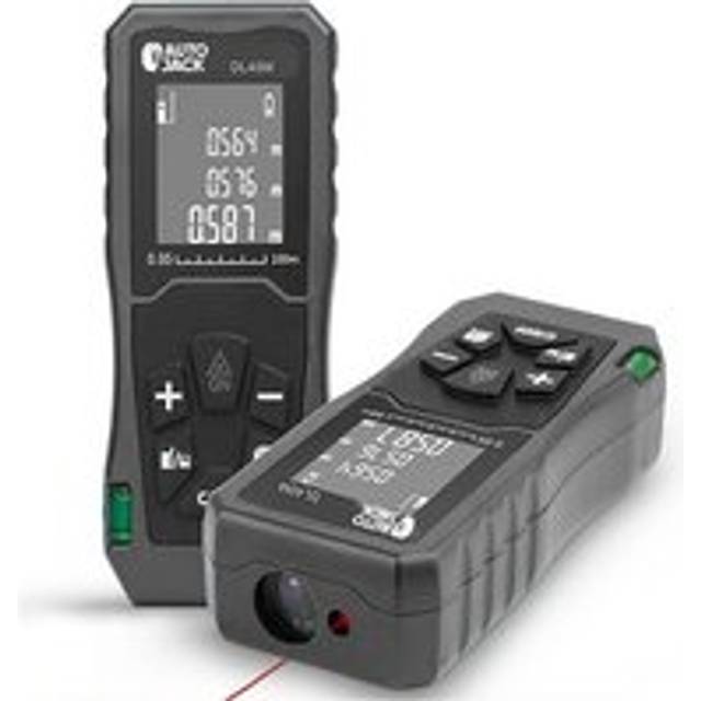 Handheld Digital Laser Point Distance Meter Tape Range Finder Measure 40m 131ft - Black