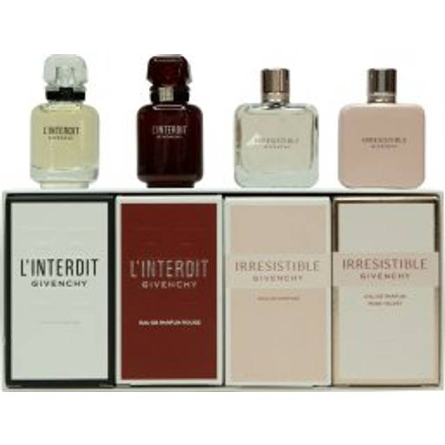 Givenchy Miniatures Gift Set 10ml L'Interdit EDP + 10ml L'Interdit Rouge EDP + 8ml Irresistible EDP + 8ml Irresistible Rose Velvet EDP (10ml)