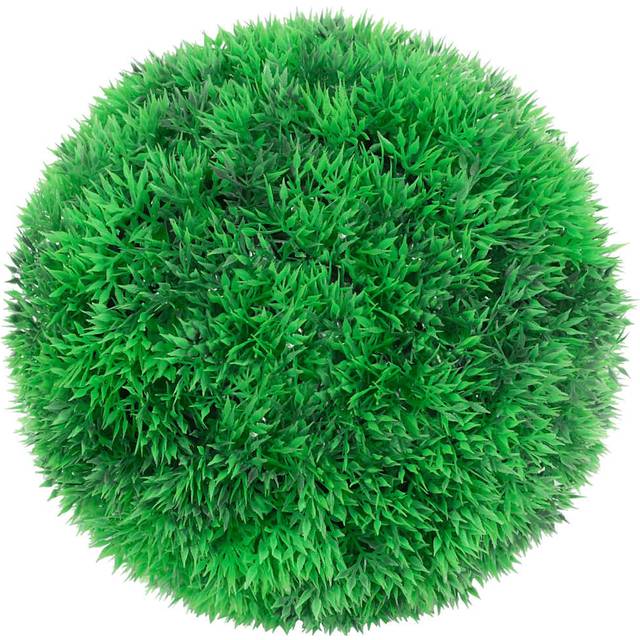 vidaXL Artificial Boxwood Balls with LED Lights 2 pcs Green 22 cm