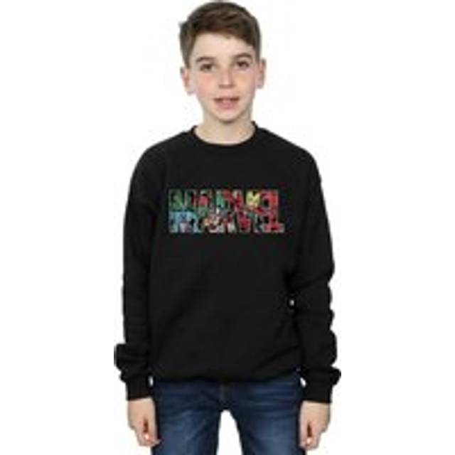 Character Infill Logo Sweatshirt - Black - 3-4 Years