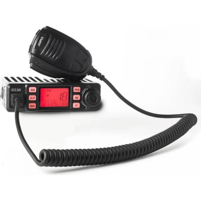 Jopix gs-30 mobile cb radio xenon am/fm 12/24 80 channels uk40 eu40