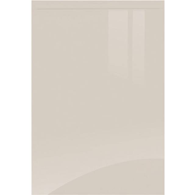 KitchenKit Flatpack J-Pull Sample 570 x 396mm - Super Gloss Cashmere