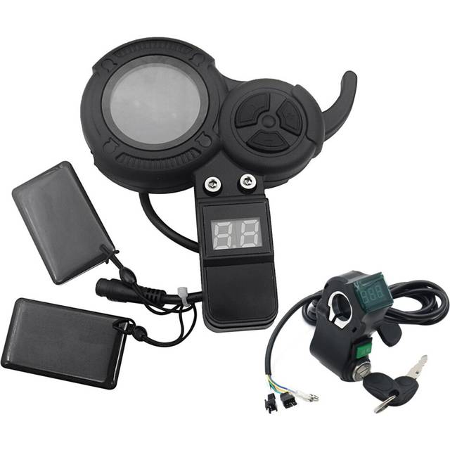 E-Scooter LCD Display Throttle+Lgnition Lock Key with Cruise NFC Card for VSETT 8 8+ 9 9+ for ZERO 8 9 10 8X 10X Z8 PRO