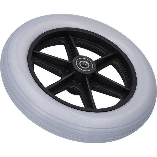 Wheelchair Front Wheel 10in Walker Caster Tire Flat Free Accessory 12mm 10x2 6001