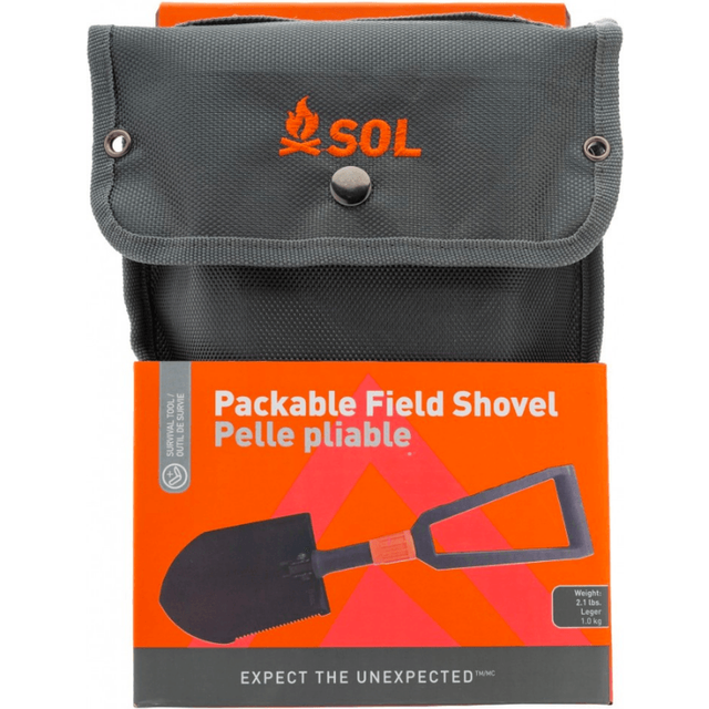 SOL Survival Carbon Steel Packable Field Shovel