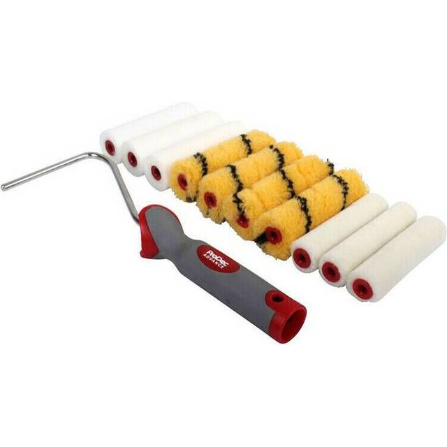 ProDec Assorted Mini Paint Rollers & Frame - 4in - Pack of 10