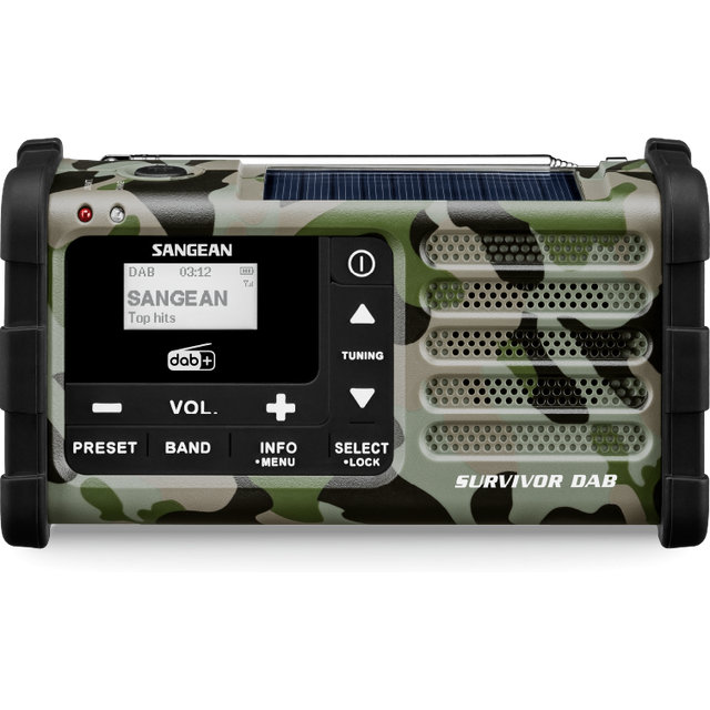 Sangean MMR-88 DAB SURVDABCONF Bärbar radio, Grön