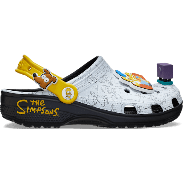 Crocs Womens The Simpsons Classic Clog - White - Size 7