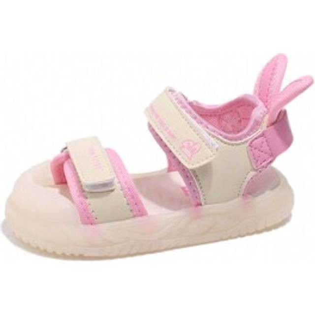 Småbarn/barn Flickor 1-6-åriga strandsportsandaler, rosa platta sandaler, grossist i full storlek, halkfri sula (EUR22,EUR23,EUR24,EUR25,EUR26,EUR27,EUR28,EUR29,EUR30,EUR31)