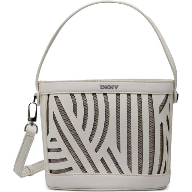 DKNY - Hildi bucket bag - women - Polyester/Polyurethane - One Size - White