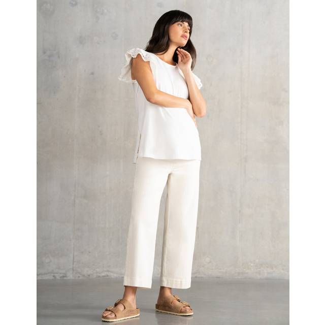 Flutter Sleeve Maternity Top