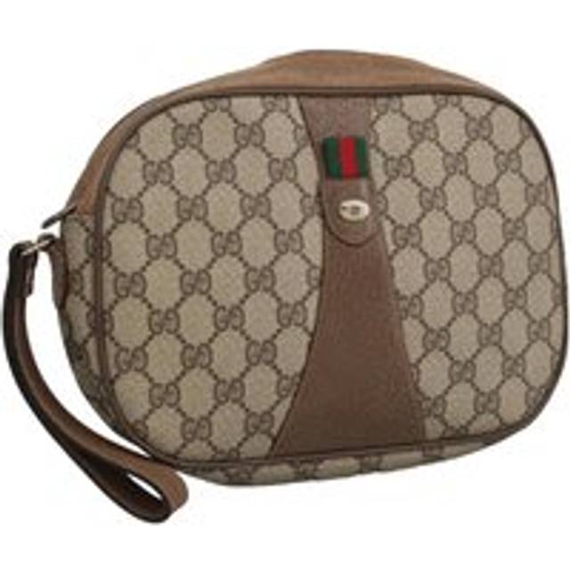 Womens Preloved Vintage GG Monogram Clutch Wo - Beige Clutch Bags - One Size