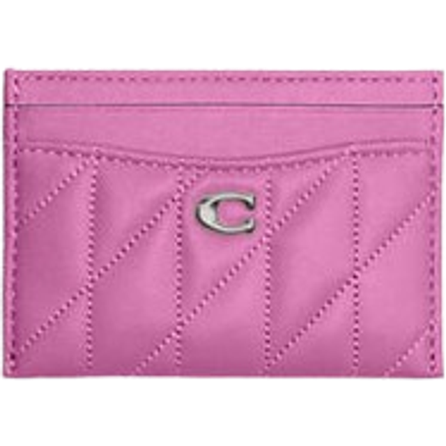Coach Essential Leather Card Case - Pink