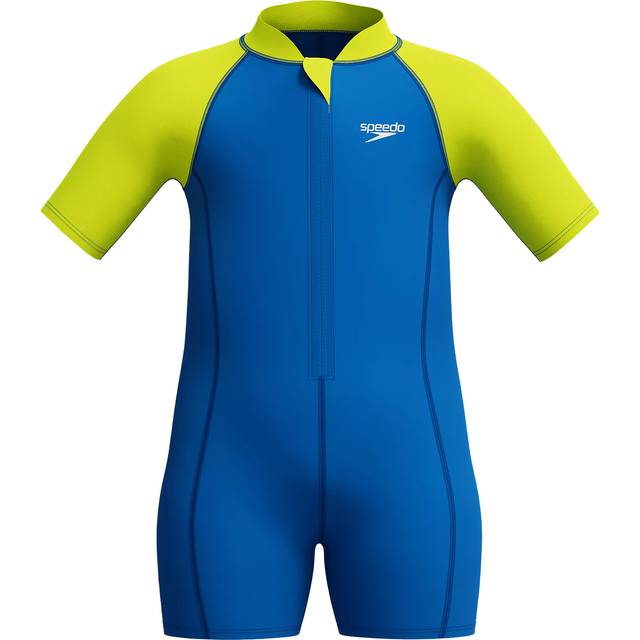 Speedo Kids' Neoprene Short Sleeve Wetsuit, Turkish Sea