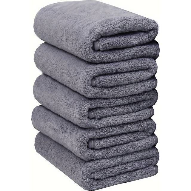 TEMU & Absorbent Hand Towel Set (5/10pcs) - Bathroom, Gym, Hotel & Spa - Polyester, Contemporary Design