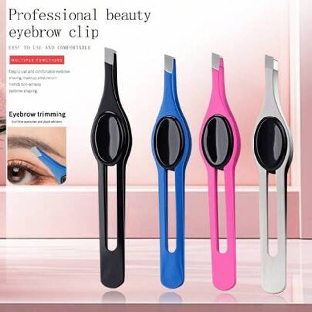SHEIN High-Precision Eyebrow Tweezers, Professional Tweezers For Plucking Hair, Removing Facial Hair And Eyebrow Grooming Tools
