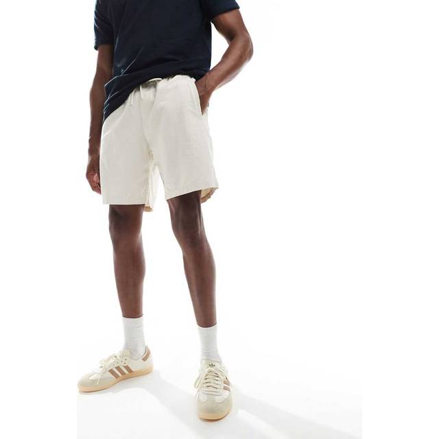 Mens River Island Cream Pull On Shorts - XL