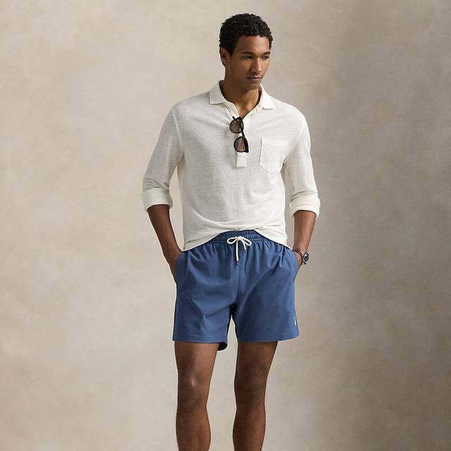 Polo Ralph Lauren Traveler Swim Shorts - Blue, Blue, Size L, Men