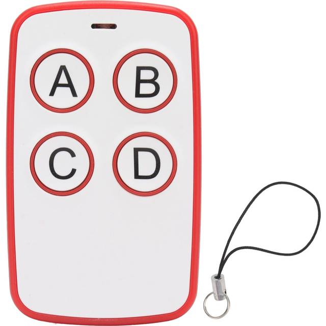 Cloning Key Fob Remote Control 4 Keys 315MHZ Wireless Universal for Office Garage Electric Rolling red