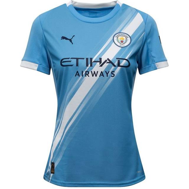 '25-'26 Man City Home Shirt (Womens) Women's Sky Blue Polyester Manchester City Made By: Puma