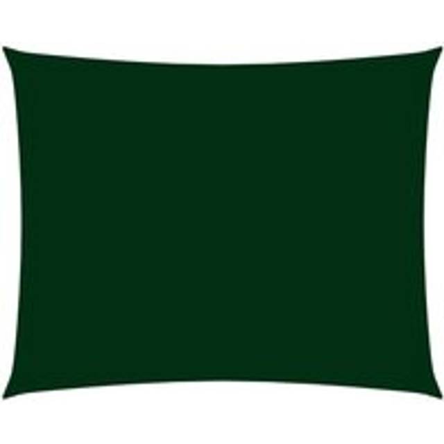 Sunshade Sail Oxford Fabric Rectangular 3x4.5 m Dark Green - One Size