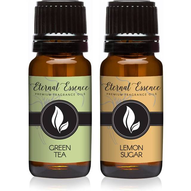 Pair (2) - Green Tea & Lemon Sugar - Premium Fragrance Oil Pair - 10ML