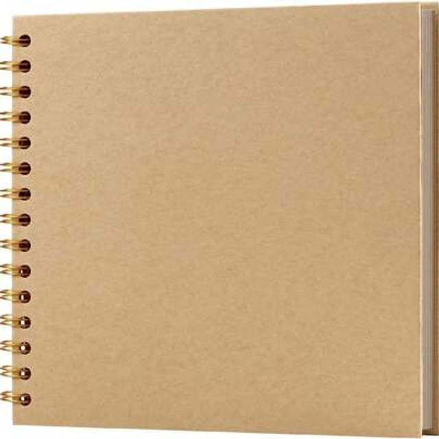 SHEIN DIY Scrapbook Photo Album, 40 Pages Hardcover Kraft Paper Scrapbook Memorial Book, Suitable For Wedding, Anniversary And Family Gifts Birthday Graduat