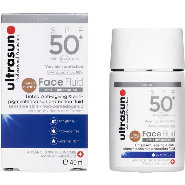 Ultrasun - Sun Protection Face Fluid Tinted Anti Pigmentation SPF50+ 40ml for Men and Women