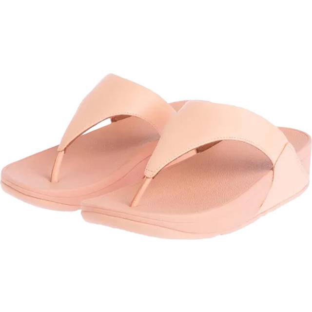 (8 UK, Blush) FitFlop Womens/Ladies Lulu Leather Flip Flops