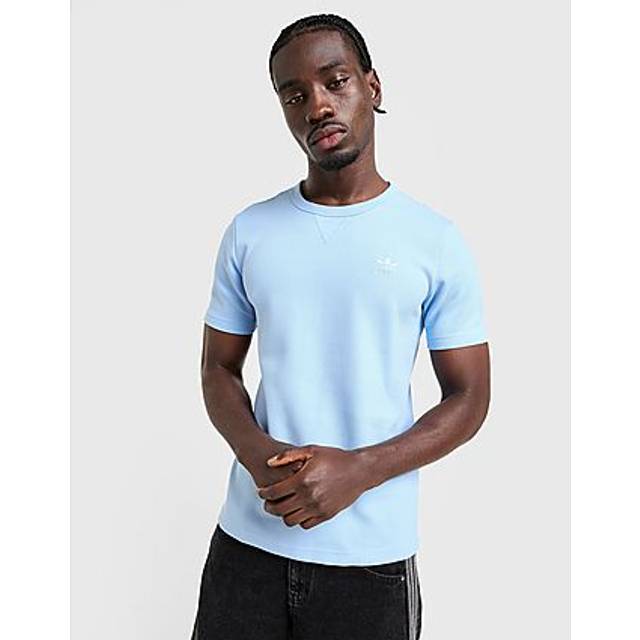adidas Originals Waffle T-Shirt - Blue - Mens - XS