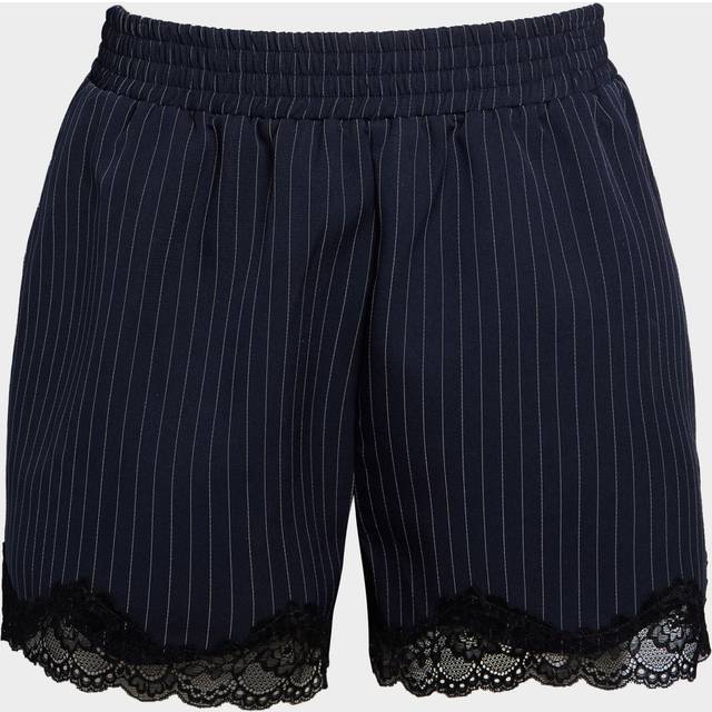 Nastygal navy hotpants womens workwear shorts