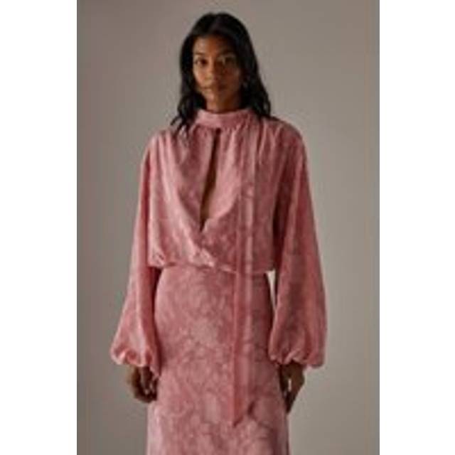 Warehouse pink blouse womens daywear tops
